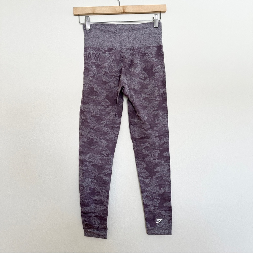 Gymshark Camo Seamless Leggings Purple Size Small - Picture 6 of 7